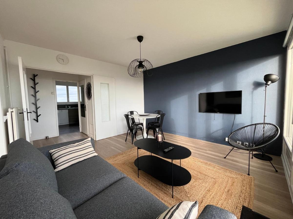 Nouveau! Appartement Vue Mer 180° Et Place Parking Brest Buitenkant foto